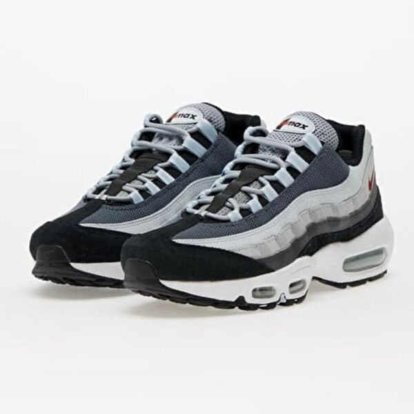 Nike Air Max 95 “Wolf Grey/ Rugged Orange-Black-Blue Tint” - Image 2