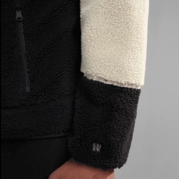 Napapijri Yupik Fleece Full Zip WhiteCap “ Grey-Black “ - Image 5