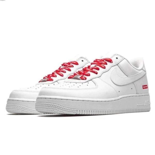 Nike Air Force 1 07’ Supreme White - Image 2