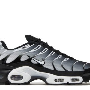 Nike Air Max Plus Black Metallic Silver μαύρο ασημί ανδρικό αθλητικό παπούτσι